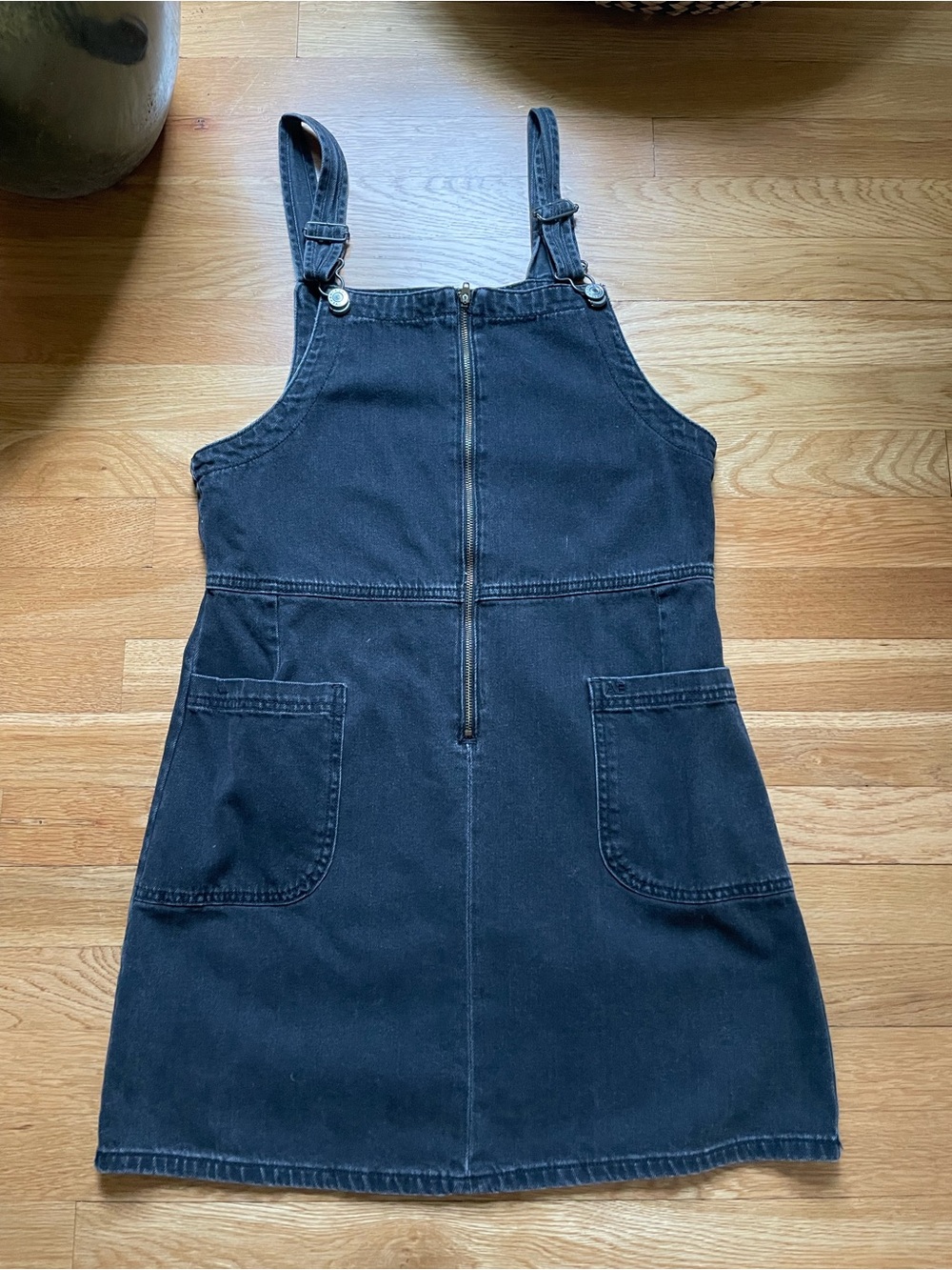 American Eagle black denim dress